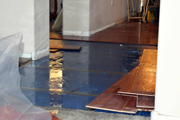 Professional Burst Pipe Cleanup technician working in Garnerville, NY